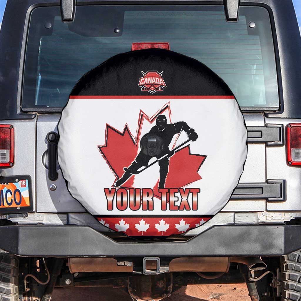 Custom Canada Ice Hockey Spare Tire Cover Go Team Canada