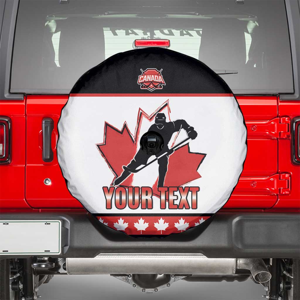 Custom Canada Ice Hockey Spare Tire Cover Go Team Canada
