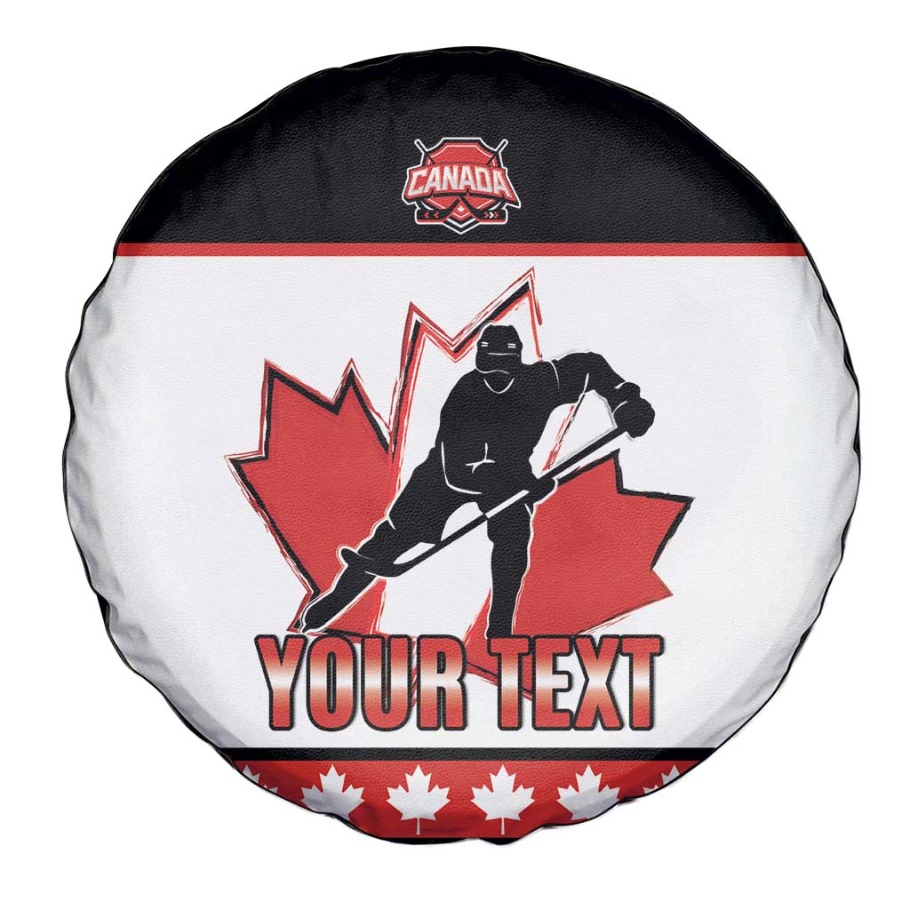 Custom Canada Ice Hockey Spare Tire Cover Go Team Canada