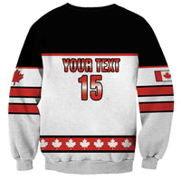 Custom Canada Ice Hockey Sweatshirt Go Team Canada