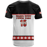 Custom Canada Ice Hockey T Shirt Go Team Canada