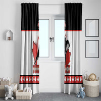 Custom Canada Ice Hockey Window Curtain Go Team Canada