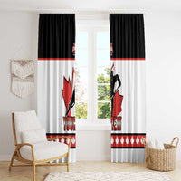 Custom Canada Ice Hockey Window Curtain Go Team Canada