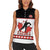 Custom Canada Ice Hockey Women Sleeveless Polo Shirt Go Team Canada