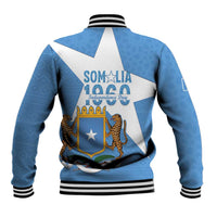 Personalized Somalia 1960 Independence Day Baseball Jacket Coat Of Arms Islamic Mix African Pattern