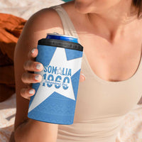 Personalized Somalia 1960 Independence Day 4 in 1 Can Cooler Tumbler Coat Of Arms Islamic Mix African Pattern