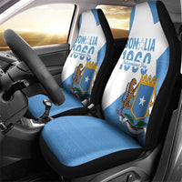 Personalized Somalia 1960 Independence Day Car Seat Cover Coat Of Arms Islamic Mix African Pattern