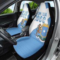 Personalized Somalia 1960 Independence Day Car Seat Cover Coat Of Arms Islamic Mix African Pattern