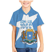 Personalized Somalia 1960 Independence Day Family Matching Mermaid Dress and Hawaiian Shirt Coat Of Arms Islamic Mix African Pattern