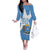 Personalized Somalia 1960 Independence Day Family Matching Off The Shoulder Long Sleeve Dress and Hawaiian Shirt Coat Of Arms Islamic Mix African Pattern