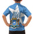 Personalized Somalia 1960 Independence Day Family Matching Short Sleeve Bodycon Dress and Hawaiian Shirt Coat Of Arms Islamic Mix African Pattern