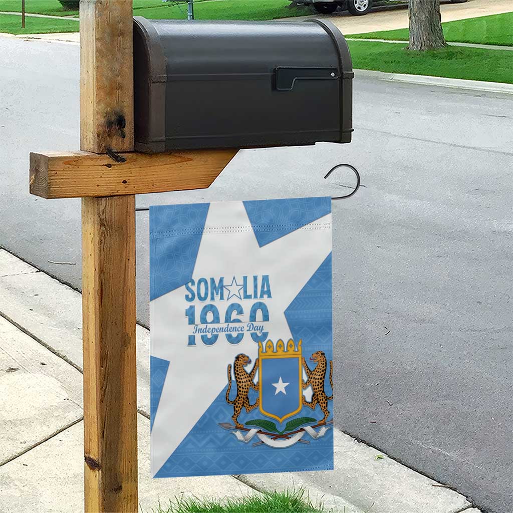 Personalized Somalia 1960 Independence Day Garden Flag Coat Of Arms Islamic Mix African Pattern