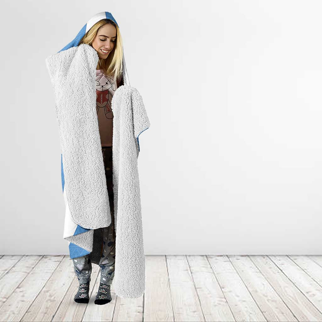 Personalized Somalia 1960 Independence Day Hooded Blanket Coat Of Arms Islamic Mix African Pattern