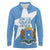 Personalized Somalia 1960 Independence Day Long Sleeve Polo Shirt Coat Of Arms Islamic Mix African Pattern
