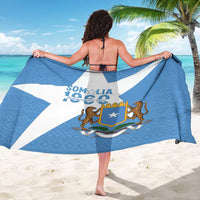 Personalized Somalia 1960 Independence Day Sarong Coat Of Arms Islamic Mix African Pattern