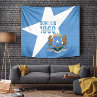 Personalized Somalia 1960 Independence Day Tapestry Coat Of Arms Islamic Mix African Pattern