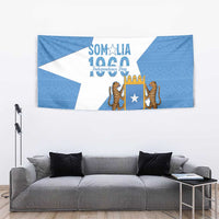 Personalized Somalia 1960 Independence Day Tapestry Coat Of Arms Islamic Mix African Pattern