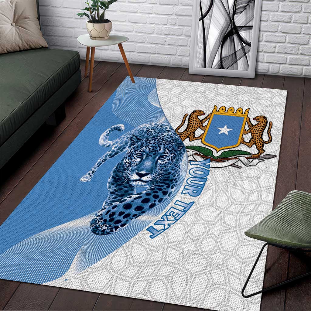 Somali Leopard Area Rug Coat Of Arms Islamic Pattern