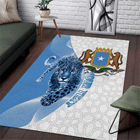 Somali Leopard Area Rug Coat Of Arms Islamic Pattern