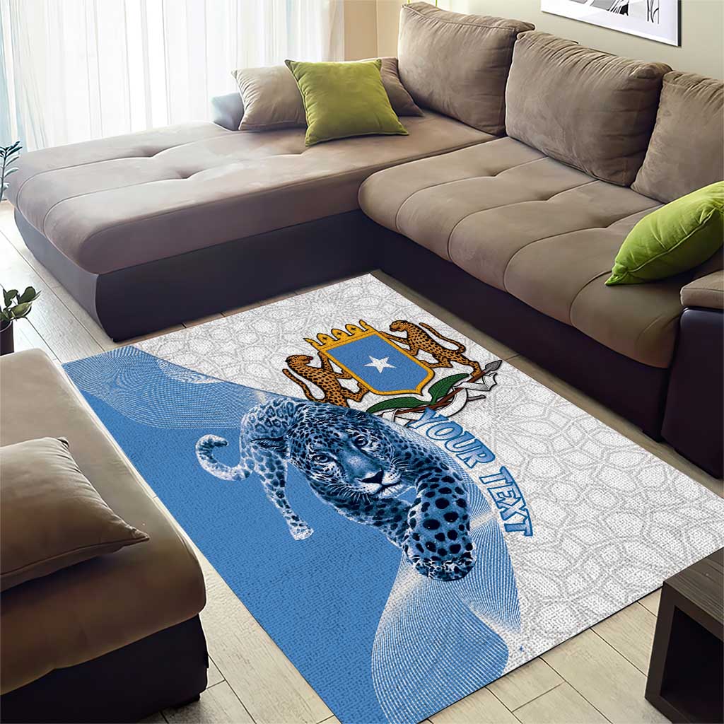 Somali Leopard Area Rug Coat Of Arms Islamic Pattern