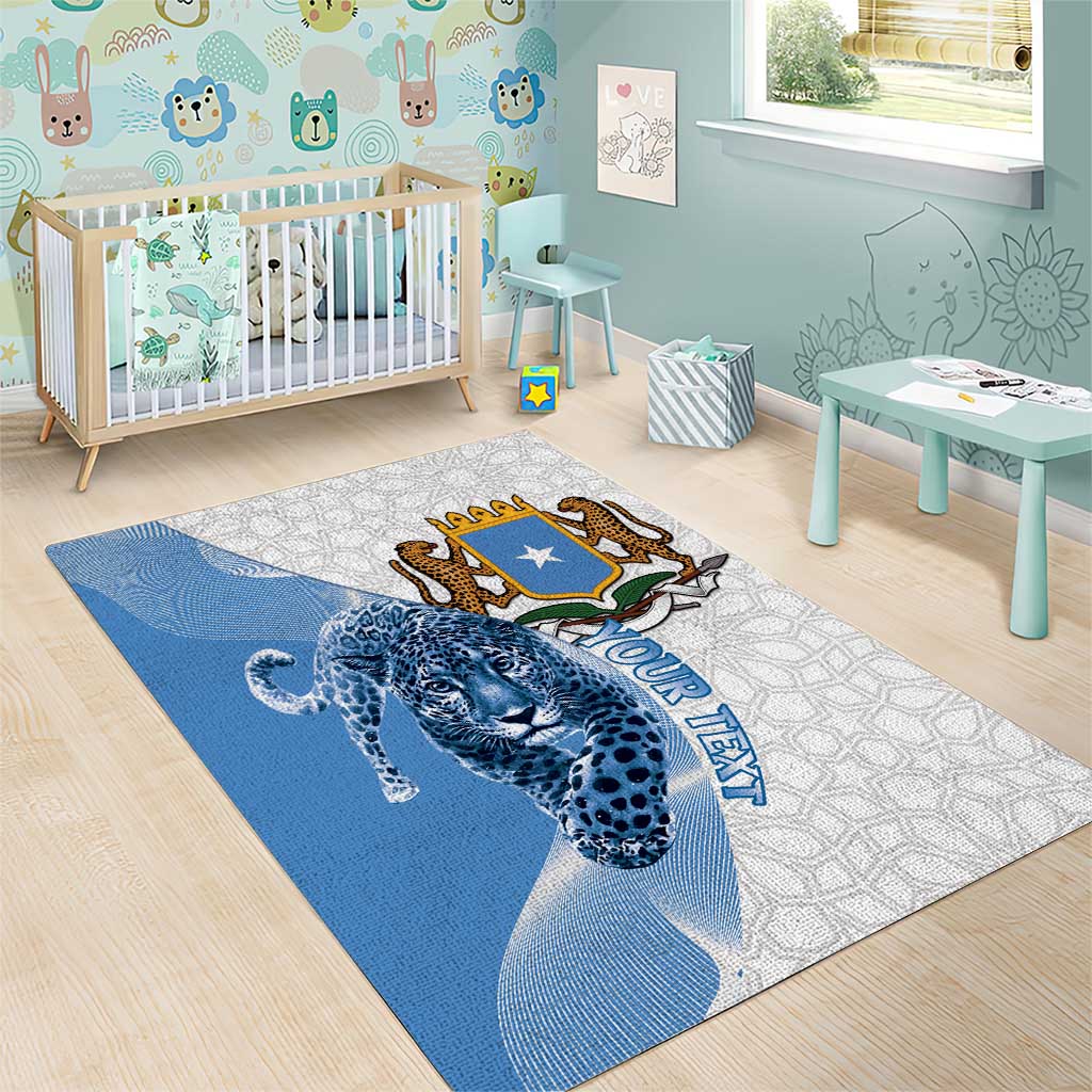 Somali Leopard Area Rug Coat Of Arms Islamic Pattern