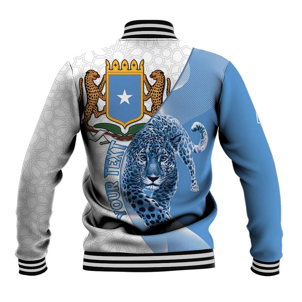 Somali Leopard Baseball Jacket Coat Of Arms Islamic Pattern