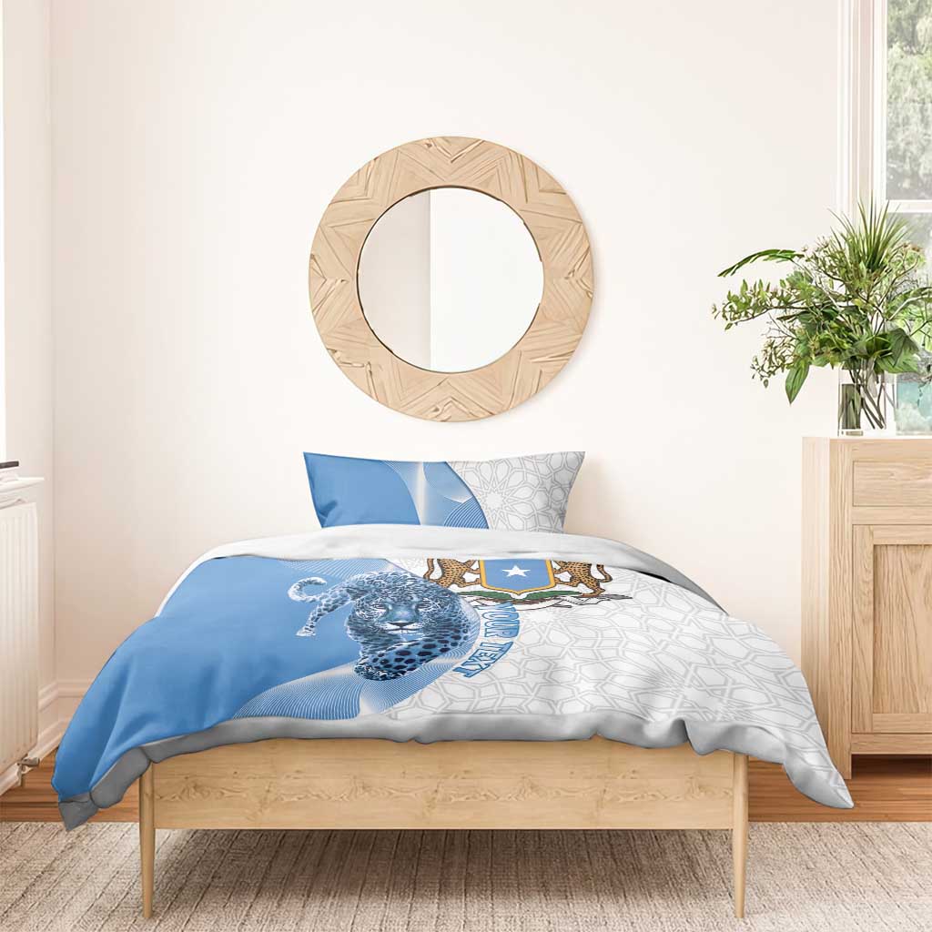 Somali Leopard Bedding Set Coat Of Arms Islamic Pattern