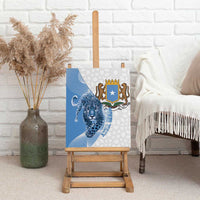 Somali Leopard Canvas Wall Art Coat Of Arms Islamic Pattern