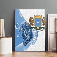 Somali Leopard Canvas Wall Art Coat Of Arms Islamic Pattern