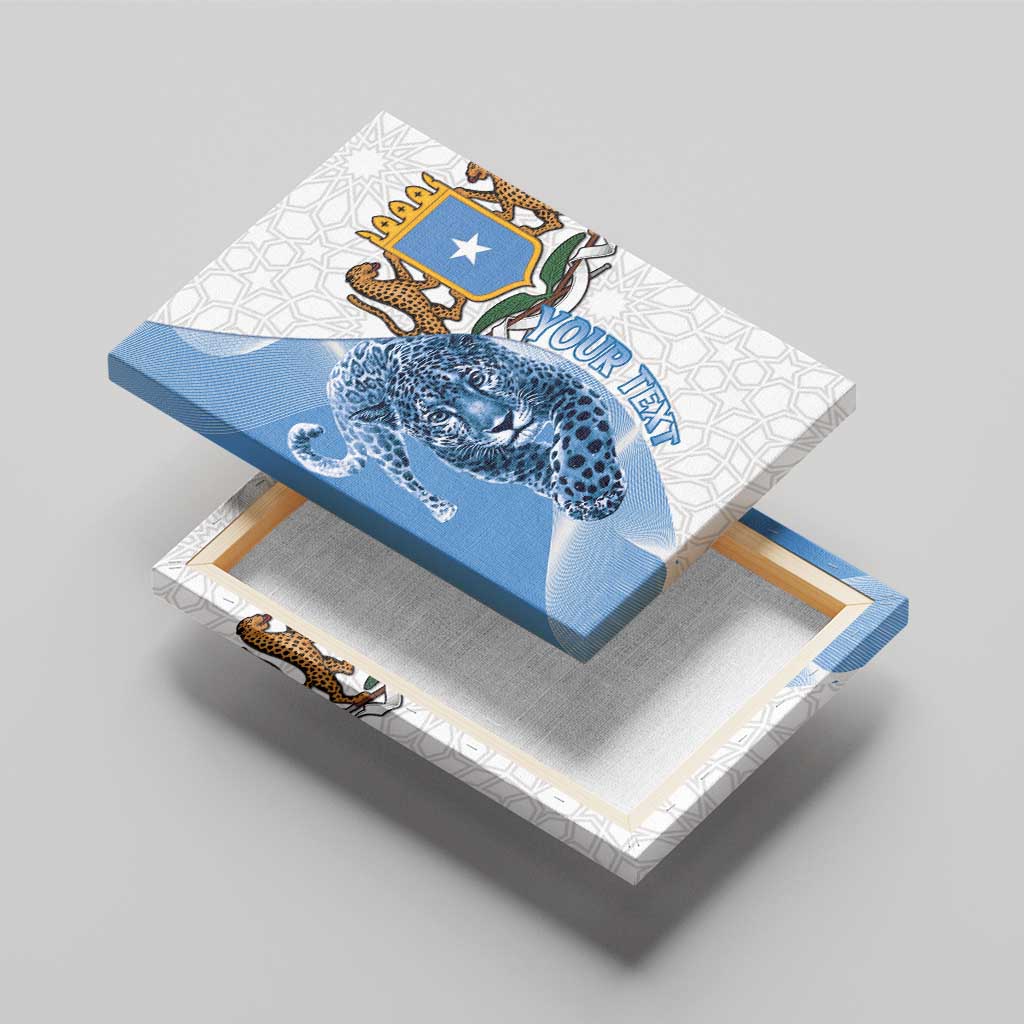 Somali Leopard Canvas Wall Art Coat Of Arms Islamic Pattern