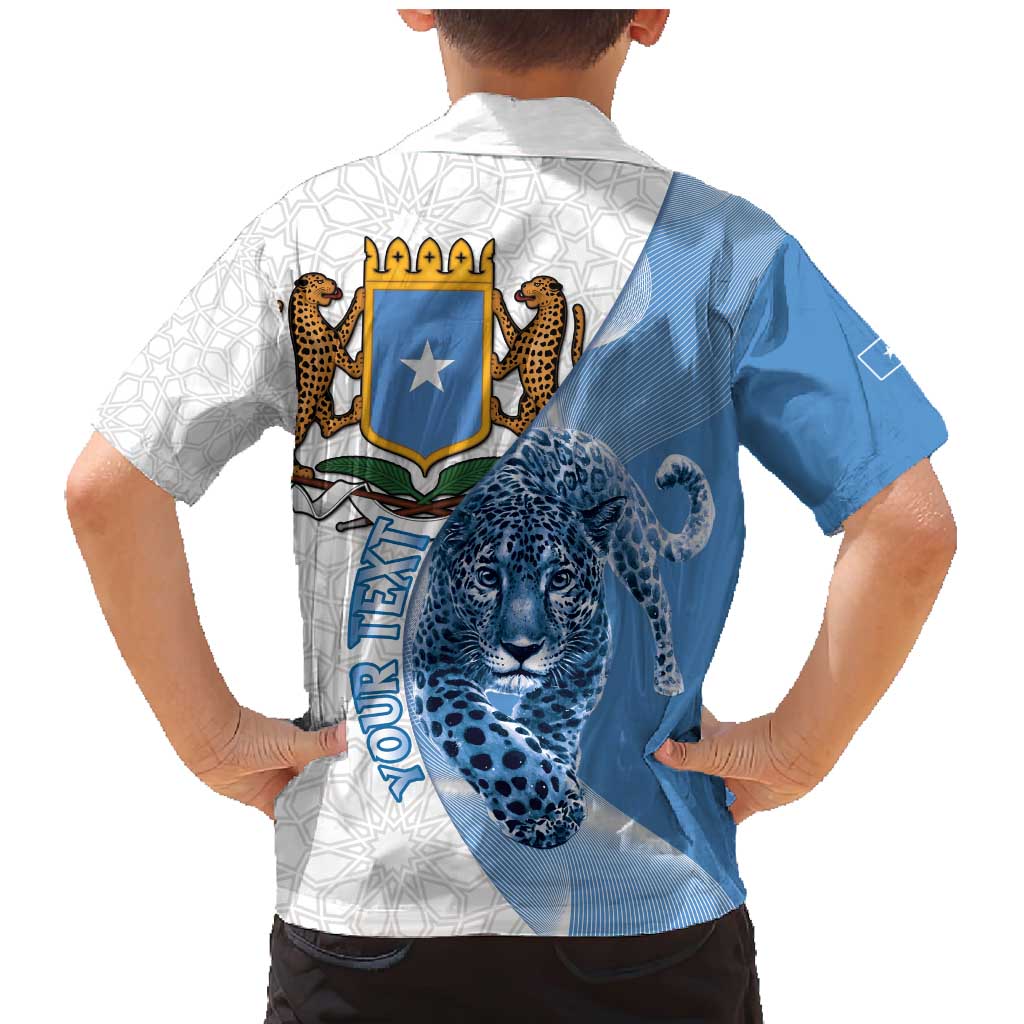 Somali Leopard Family Matching Mermaid Dress and Hawaiian Shirt Coat Of Arms Islamic Pattern