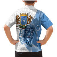 Somali Leopard Family Matching Mermaid Dress and Hawaiian Shirt Coat Of Arms Islamic Pattern