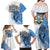 Somali Leopard Family Matching Off Shoulder Maxi Dress and Hawaiian Shirt Coat Of Arms Islamic Pattern