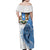 Somali Leopard Family Matching Off Shoulder Maxi Dress and Hawaiian Shirt Coat Of Arms Islamic Pattern