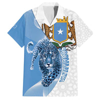 Somali Leopard Family Matching Puletasi and Hawaiian Shirt Coat Of Arms Islamic Pattern