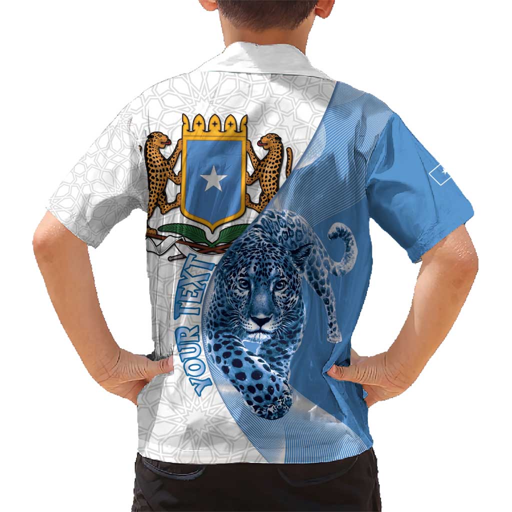 Somali Leopard Family Matching Short Sleeve Bodycon Dress and Hawaiian Shirt Coat Of Arms Islamic Pattern