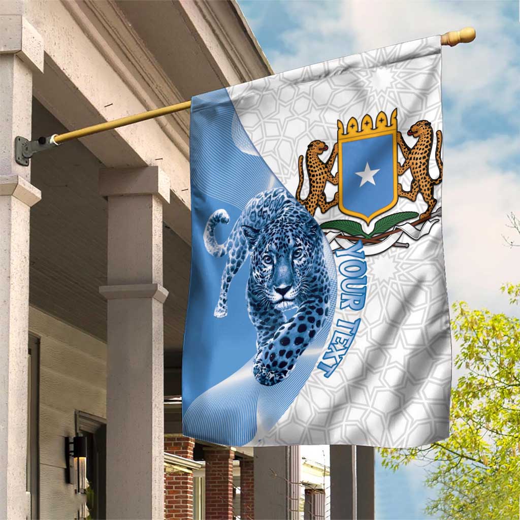 Somali Leopard Garden Flag Coat Of Arms Islamic Pattern