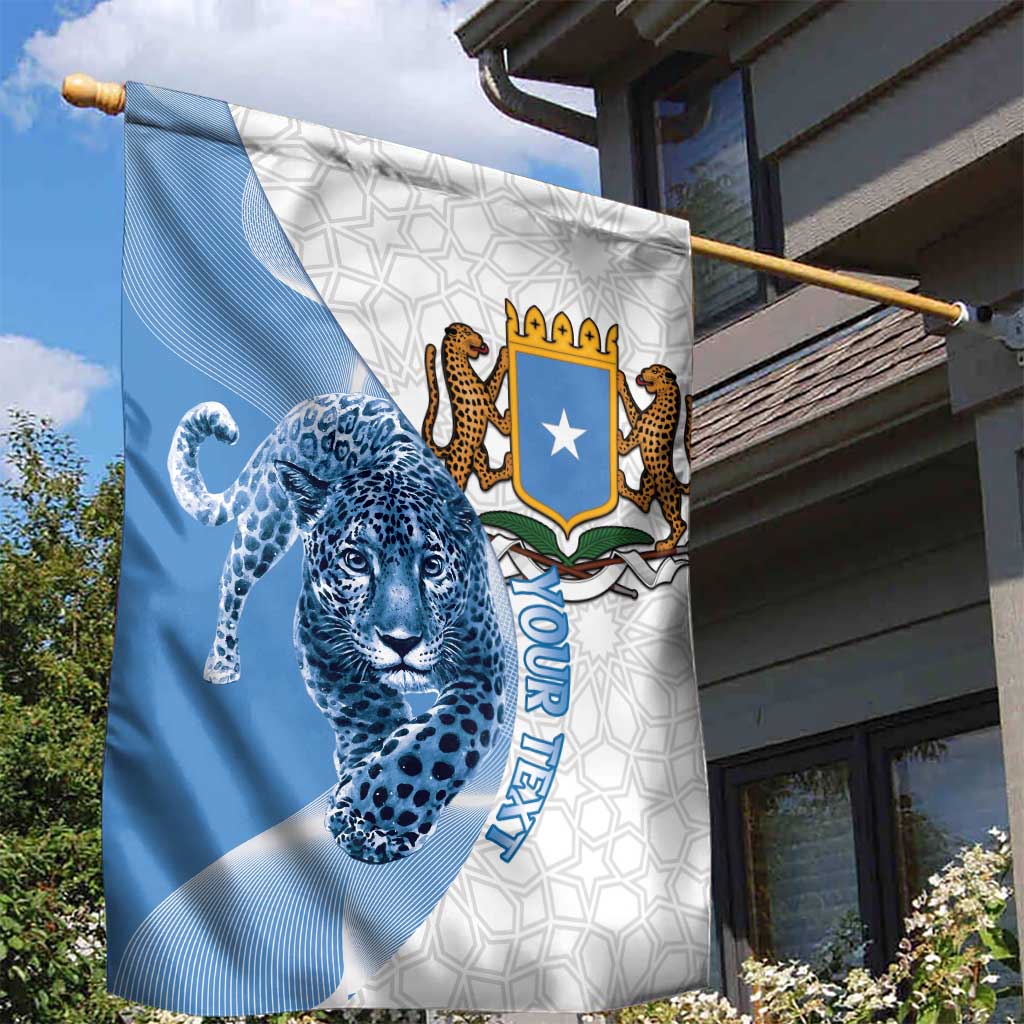 Somali Leopard Garden Flag Coat Of Arms Islamic Pattern