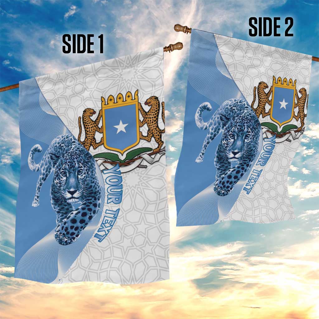 Somali Leopard Garden Flag Coat Of Arms Islamic Pattern