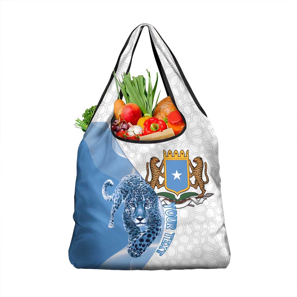Somali Leopard Grocery Bag Coat Of Arms Islamic Pattern