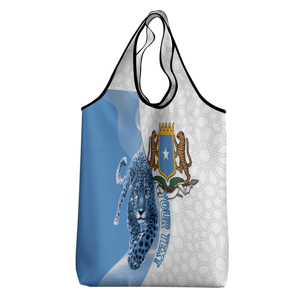 Somali Leopard Grocery Bag Coat Of Arms Islamic Pattern