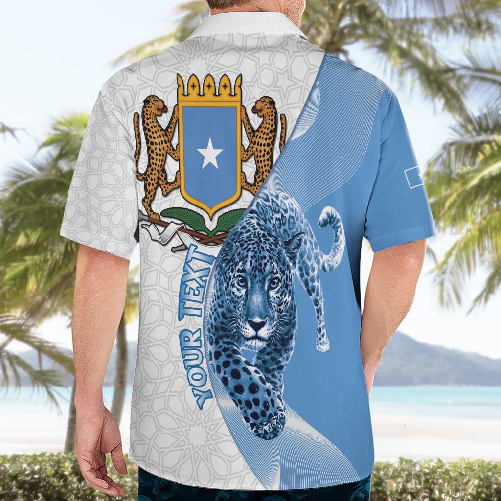 Somali Leopard Hawaiian Shirt Coat Of Arms Islamic Pattern