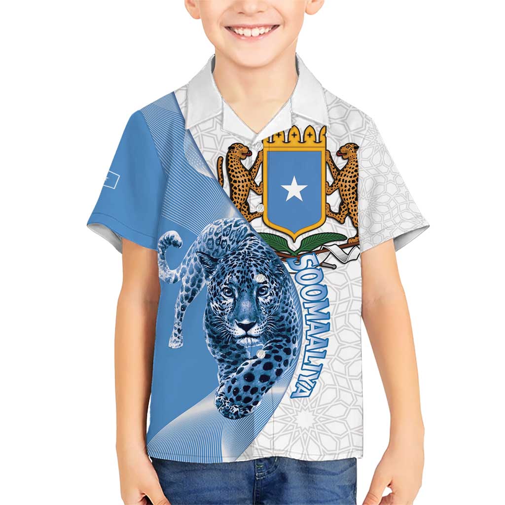Somali Leopard Hawaiian Shirt Coat Of Arms Islamic Pattern