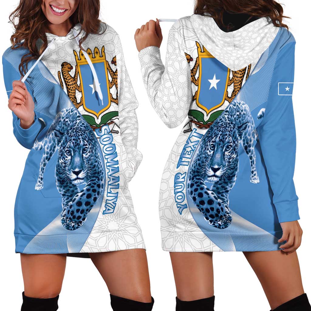 Somali Leopard Hoodie Dress Coat Of Arms Islamic Pattern