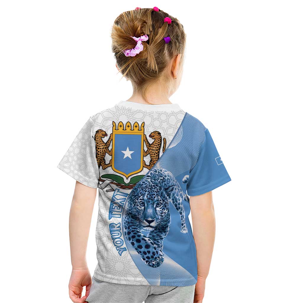 Somali Leopard Kid T Shirt Coat Of Arms Islamic Pattern