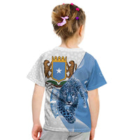 Somali Leopard Kid T Shirt Coat Of Arms Islamic Pattern