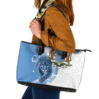 Somali Leopard Leather Tote Bag Coat Of Arms Islamic Pattern