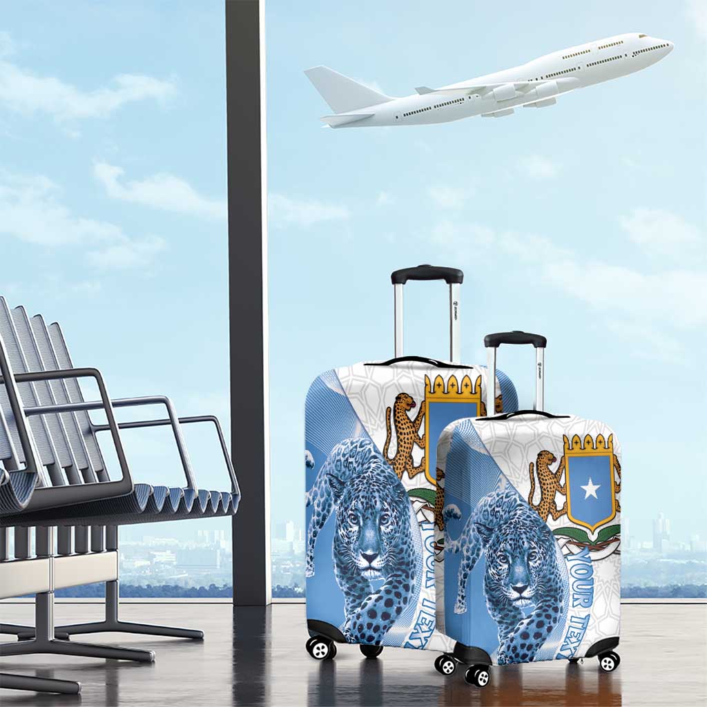 Somali Leopard Luggage Cover Coat Of Arms Islamic Pattern