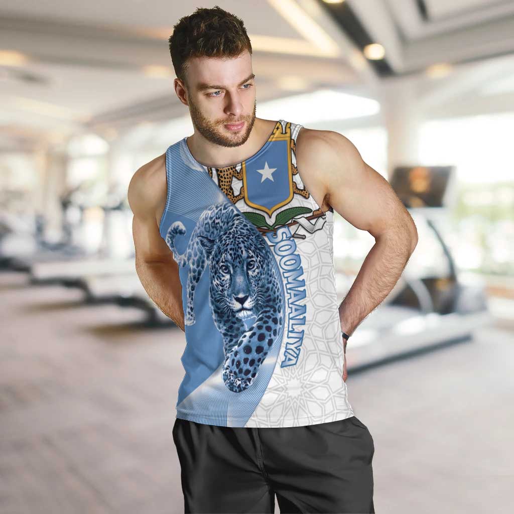 Somali Leopard Men Tank Top Coat Of Arms Islamic Pattern