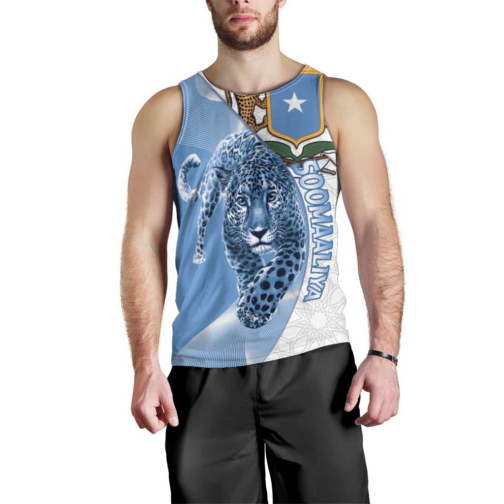 Somali Leopard Men Tank Top Coat Of Arms Islamic Pattern